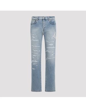 Amiri Reparierte Slim-Jeans - Blau