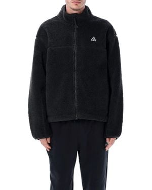 Nike Acg Canwell Glacier Therma-Fit Adv Windproof Fleece Jacket - Blue