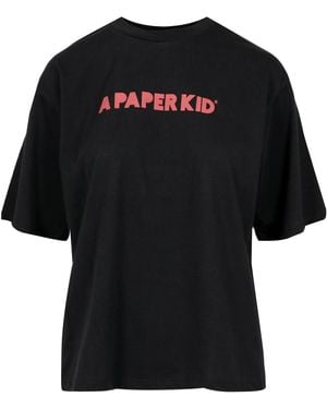 A PAPER KID T Shirts And Polos - Black