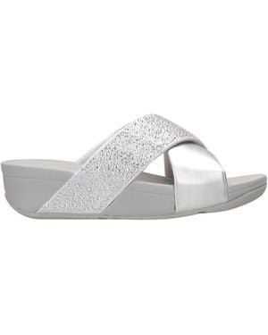 Fitflop Sandalen Silber - Weiß