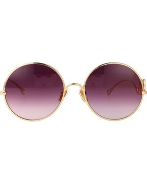 Chloé Metal Sunglasses - Purple