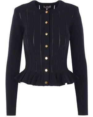 Elisabetta Franchi Tricot Vest - Blauw