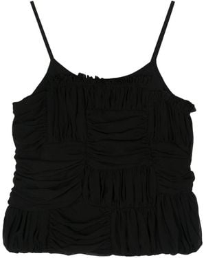 Comme des Garçons Ruffled Top - Black
