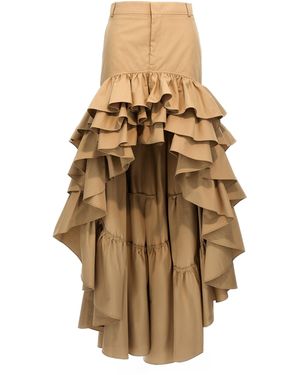 Moschino Asymmetrischer Rock - Natur