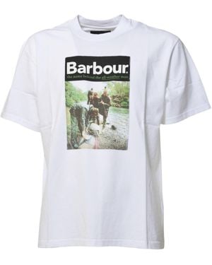 Barbour T-Shirts und Polos - Weiß