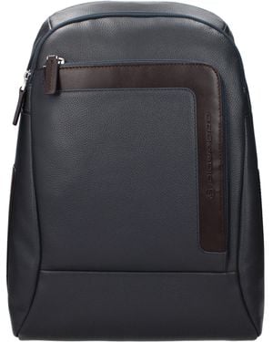 Piquadro Backpacks And Waist Bags Leather - Black