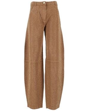 Elisabetta Franchi Pantalone Mod. Jeans - Brown