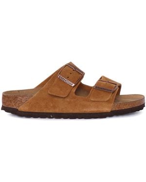 Birkenstock Arizona Mink, Suede Leather, S - Brown