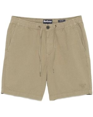 Barbour Seersucker Relaxed Short - Natural