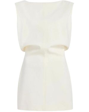 KHAITE Vestido corto Toma - Blanco