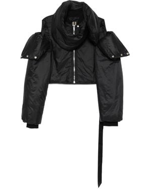 Rick Owens Wendbare Nylonjacke - Schwarz