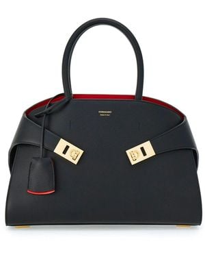 Ferragamo Borsa Tote Hug Piccola - Black