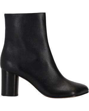 Niccolò Pasqualetti Obliqua Blockabsatz-Stiefeletten aus Kalbsleder - Schwarz