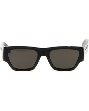 McQueen 'MC Queen angledierte Sonnenbrille - Schwarz