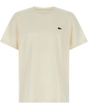 Lacoste Printed T Shirt - White