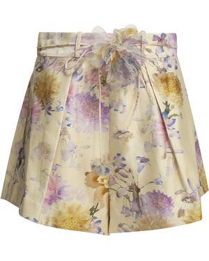 Zimmermann Short "luna" Met Veters - Naturel
