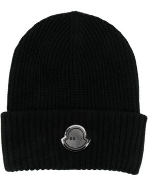 Moncler Genius Virgin Wool Beanie - Black