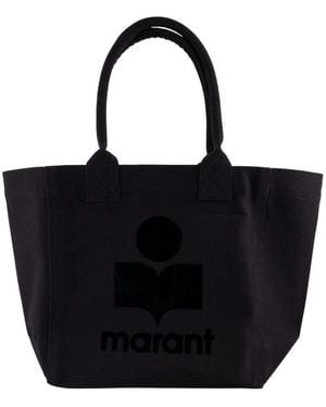 Isabel Marant Kleine Yenky Shopper-Tasche Baumwolle Schwarz