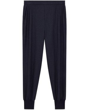 Stella McCartney Wool Flannel Jogger - Blue