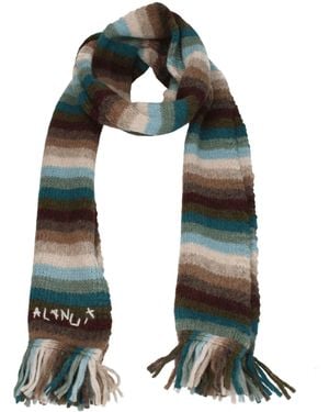 Alanui 'S Sciarpe Alpaca/Marrone - Verde