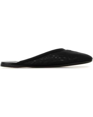 Miu Miu Slip On Sandals - Black