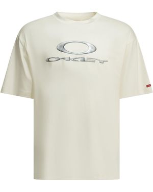 Oakley "New Retro Tee X Metal 3.0" Crew Neck T Shirt - White