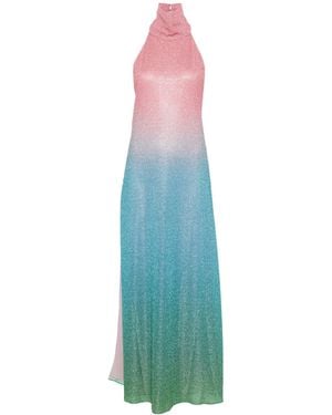 Oséree Lumiere Candy Turtleneck Dress - Blue