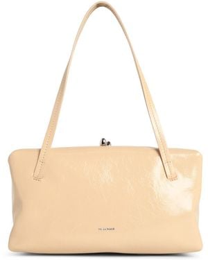 Jil Sander 'Goji Pillow' Small Leather Bag - Natural