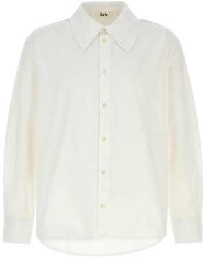 Séfr Poplin Trino Shirt - White