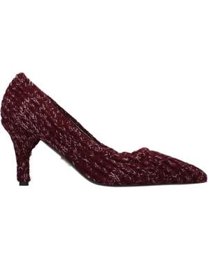Prada Pump/ Fabric - Red