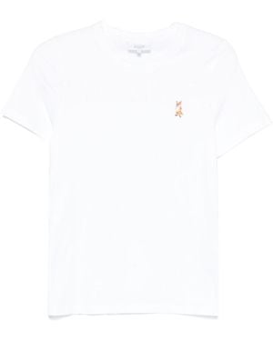 Maison Kitsuné Lady Fox Cotton T-Shirt - White