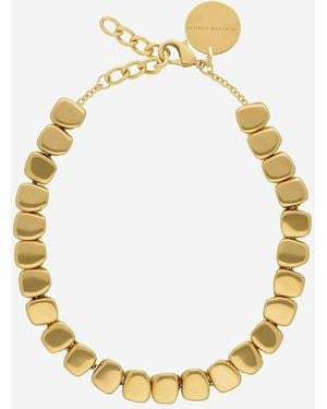 Vanessa Baroni Mini Organic Shaped Necklace - Metallic