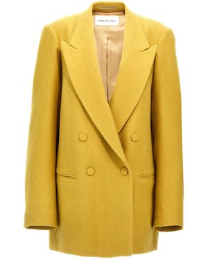 Dries Van Noten Blink Blazers Giallo-Donna
