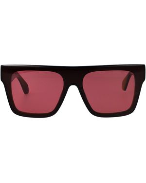 Off-White c/o Virgil Abloh Acetate Sunglasses - Red