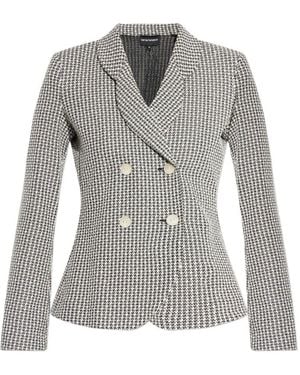 Emporio Armani Double-Breasted Blazer Jacket - Grey