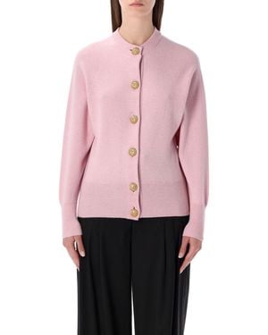 Balmain Eco-Cashmere Buttoned Cardigan - Pink