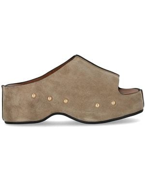 MISS OLIVIA Carola Taupe Mule - Brown
