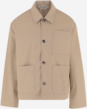 JW Anderson Jw Anderson Katoenen Jack Met Opgezette Zakken - Naturel