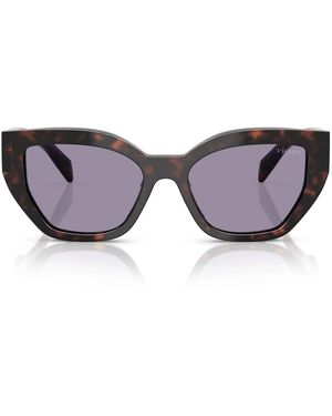 Prada Gafas De Sol Pra09 S 17 N03 N Carey/Gris claro Unisex - Morado