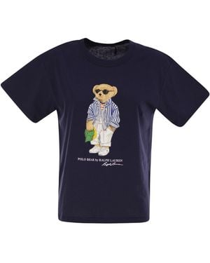 Polo Ralph Lauren Polo Bear T-Shirt - Blue