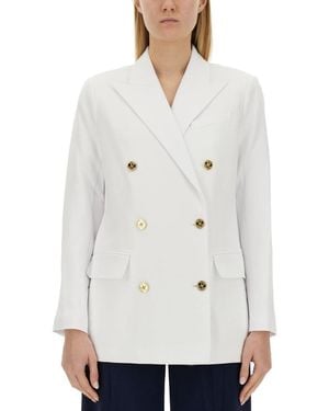 MICHAEL Michael Kors Double-Breasted Jacket - White