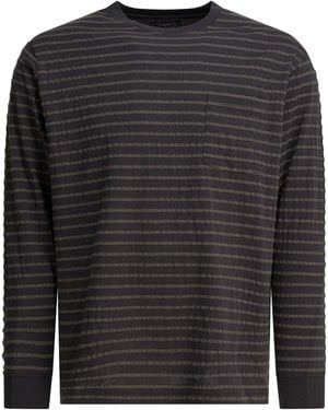 Beams Plus Baumwoll-T-Shirt mit Rundhalsausschnitt - Schwarz