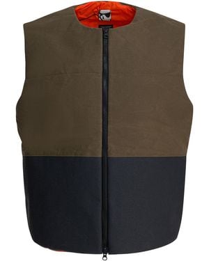 GR10K Cotton Sleeveless Jacket Jackets And Coats - Green