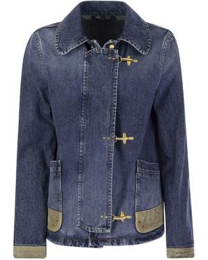 ジャケット Fay 3-hook wool jacket Fay 3-hook Jacket With Fringes | italist