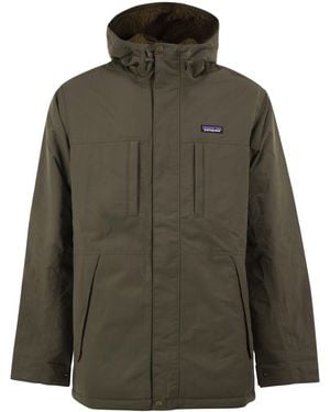 Patagonia Recycled Nylon Hooded Insulated Parka - Green