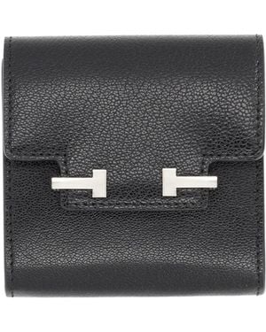 Tom Ford Leather Card Holder - Black