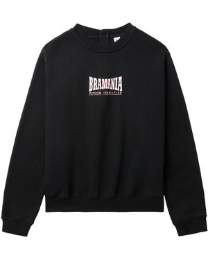 Random Identities Zufällige Identitäten Sweatshirt mit Bramania -Logo - Schwarz