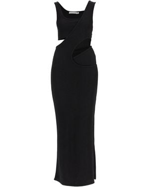 Christopher Esber Long Layered Effect Maxi Dress - Black