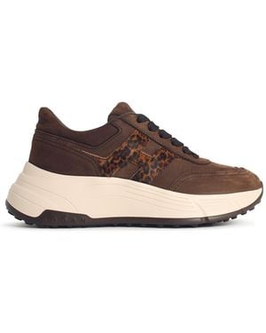 Hogan 'Hi Fi' braune Wildleder-Sneaker