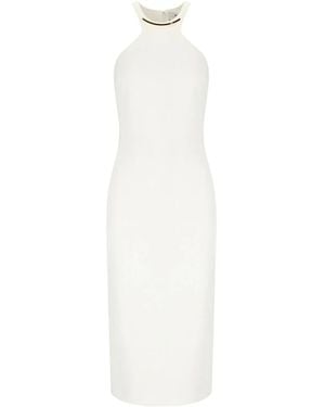 Elisabetta Franchi Midi Dress - White